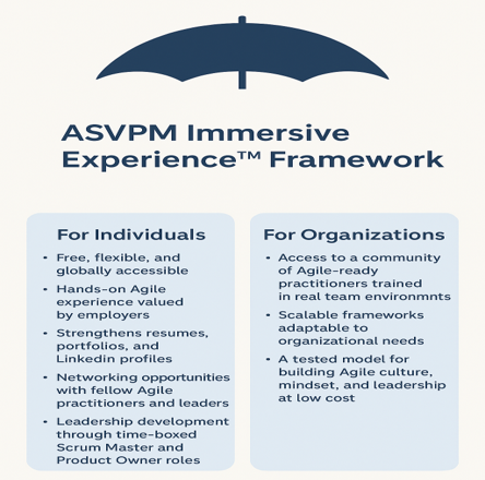ASVPM Immersive Experience Framework diagram